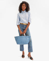 Mecca holding Bateau Tote