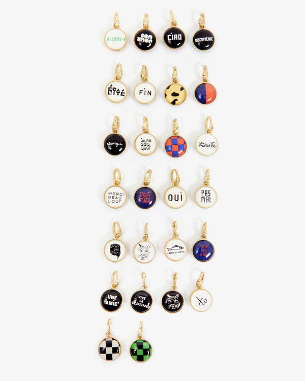 Back View of CV Alphabet Charms