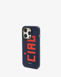 Casetify Navy Ciao side