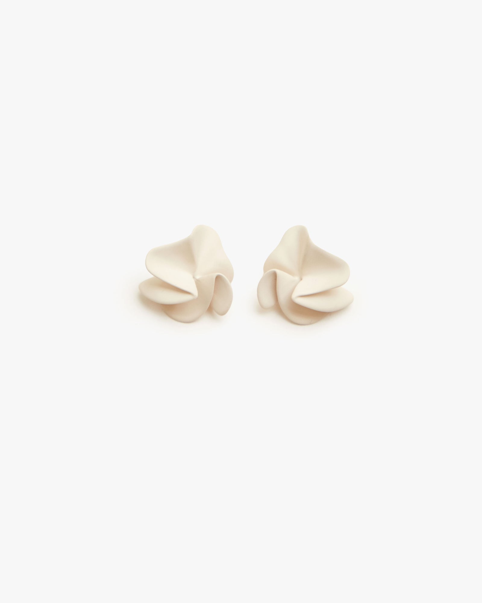 Coated Statement Stud Earrings