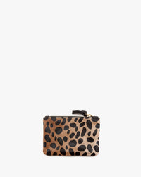 Leopard Hair On Coin Clutch - Back