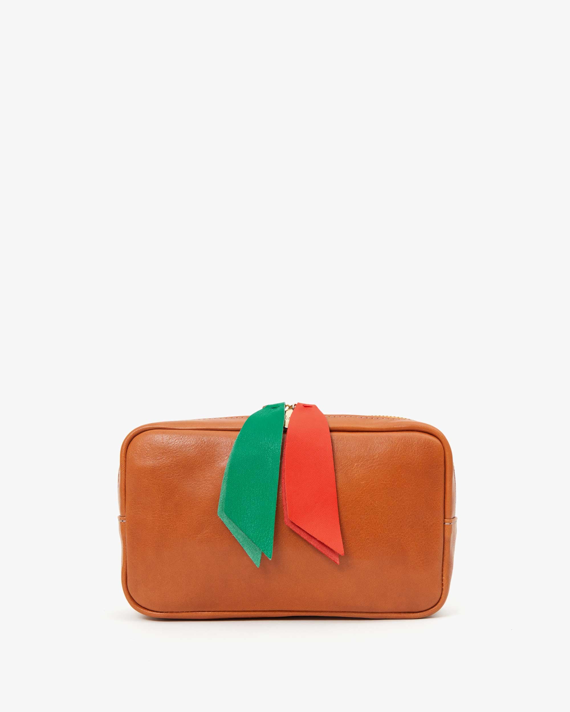 Clare V: Simple Tote : Pacific, Red Cherry & Emerald Stripe