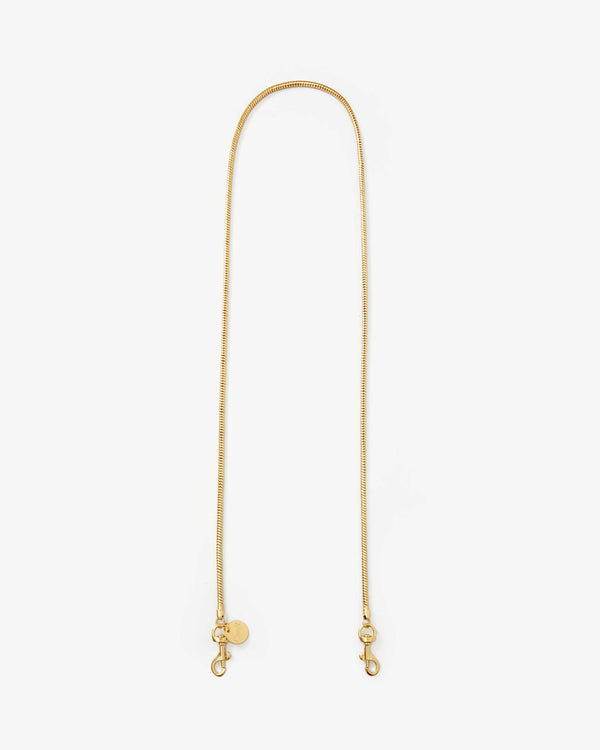 Vintage Gold Snake Chain Crossbody Strap