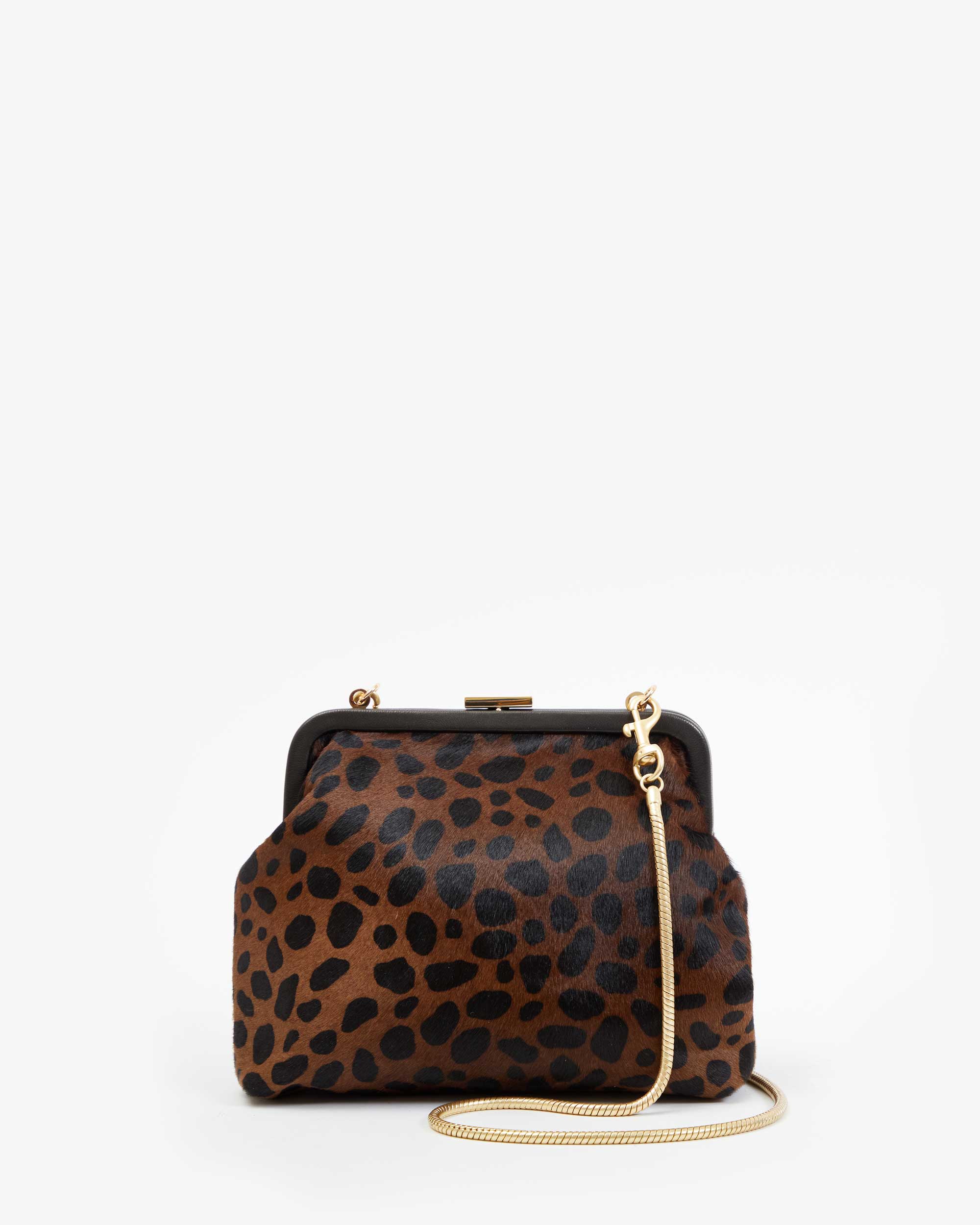 Clare V. MIDI sac leopard print crossbody hotsell NEW