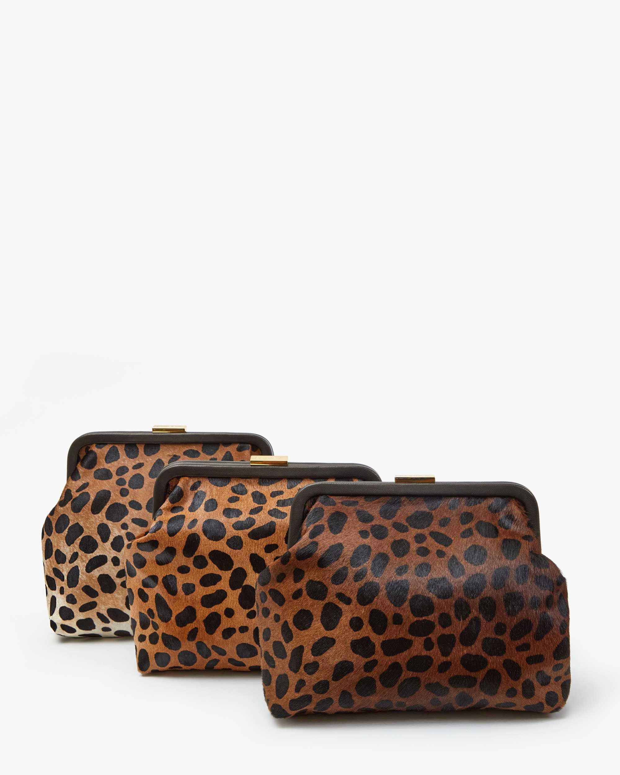 Clare V Pienza Calf Hair Crossbody high quality Bag (Leopard Mini Sac)