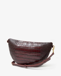 Grande Fanny Bordeaux Croco back view