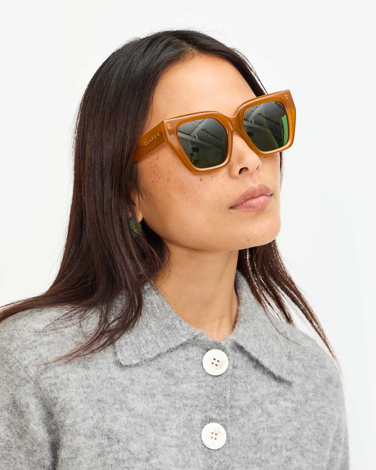 Heather Sunglasses Mustard on Maly