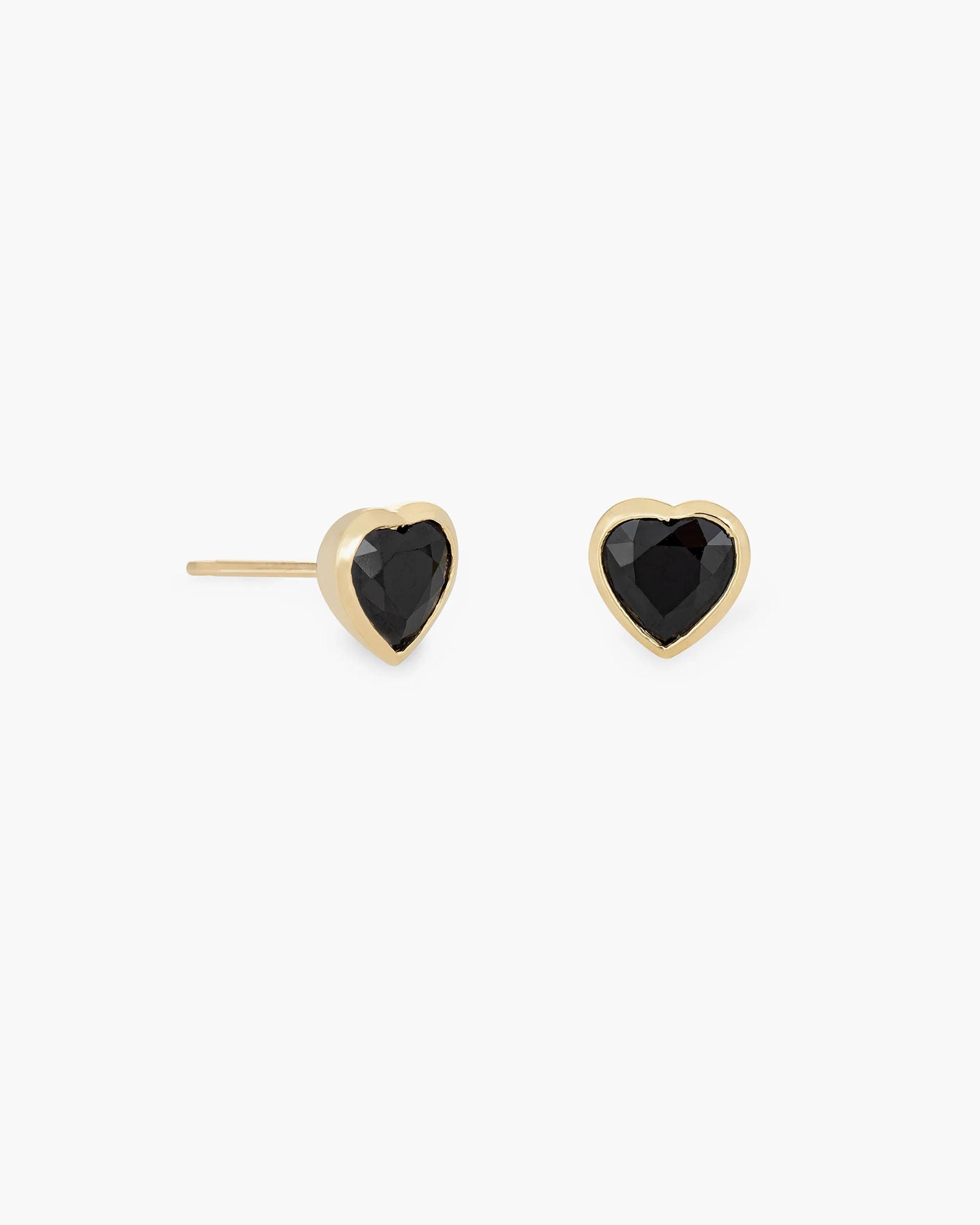 KB Sapphire Heart Studs