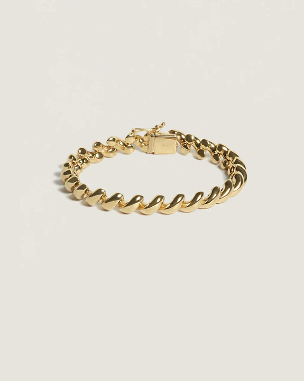 Kinn Studio Hampshire House Bracelet in 14k Yellow Gold. 