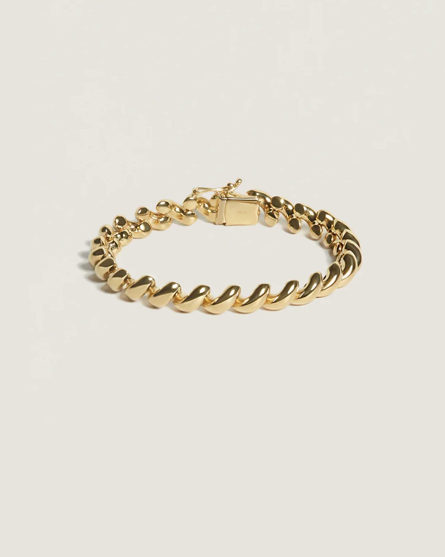 Kinn Studio Hampshire House Bracelet in 14k Yellow Gold. 