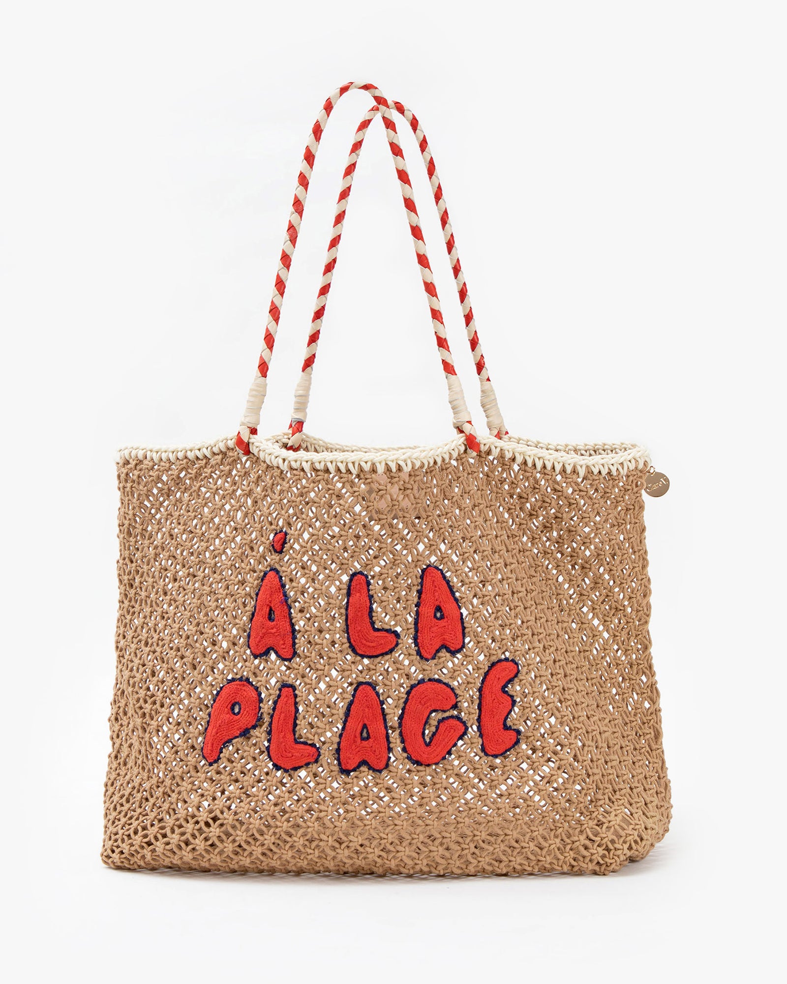 Á La Plage L'Été Tote Front View