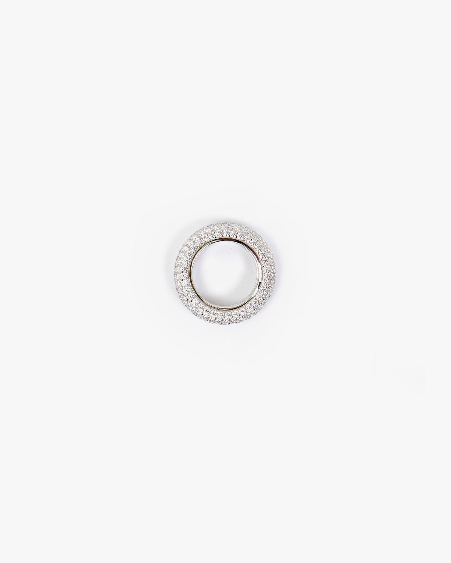 Le Donut Pave Ring top view