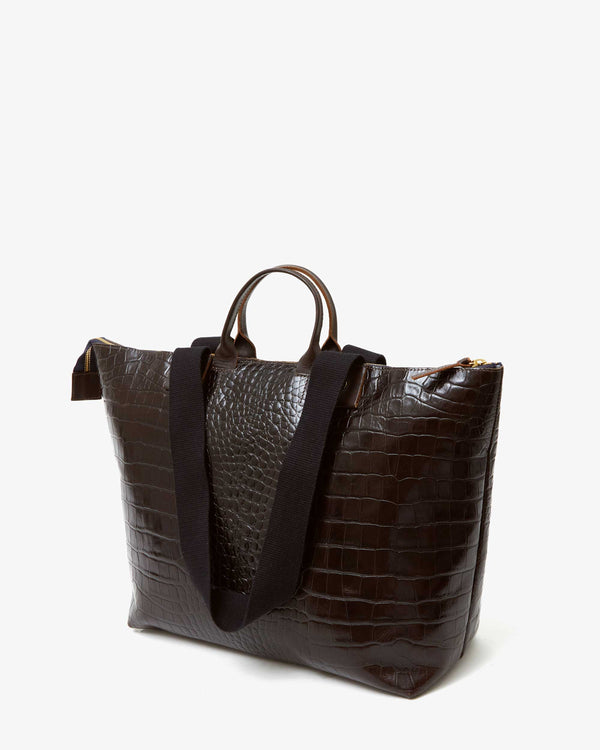 Le Zip Sac Autumn Croco back