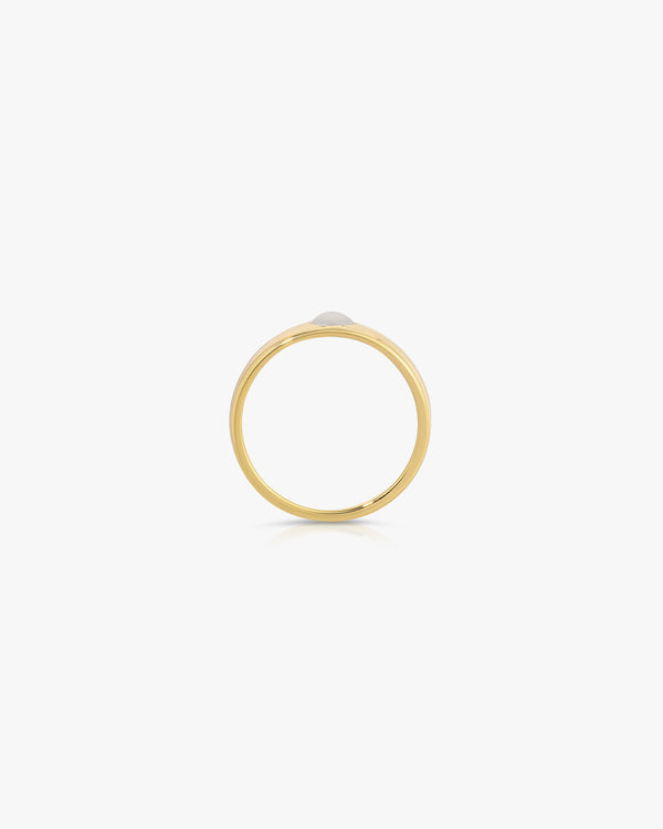 Maya Brenner Perla Ring top view