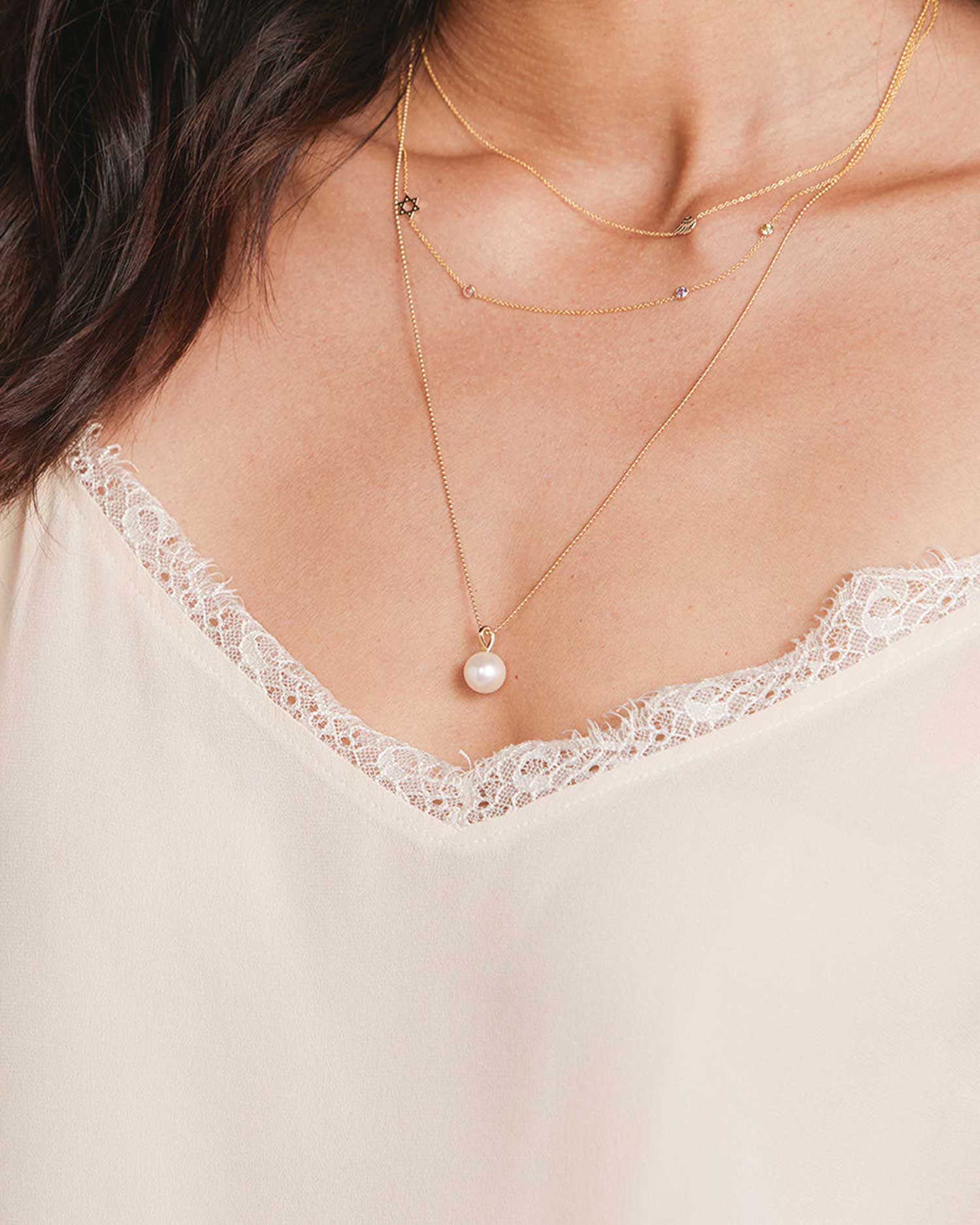 Maya Brenner Pearl Necklace on fig