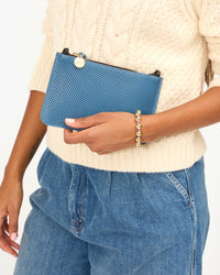 Margot Wallet Clutch w Tabs in hands