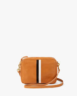 Midi Sac in Natural w/ Black and Cream Stripes - Front