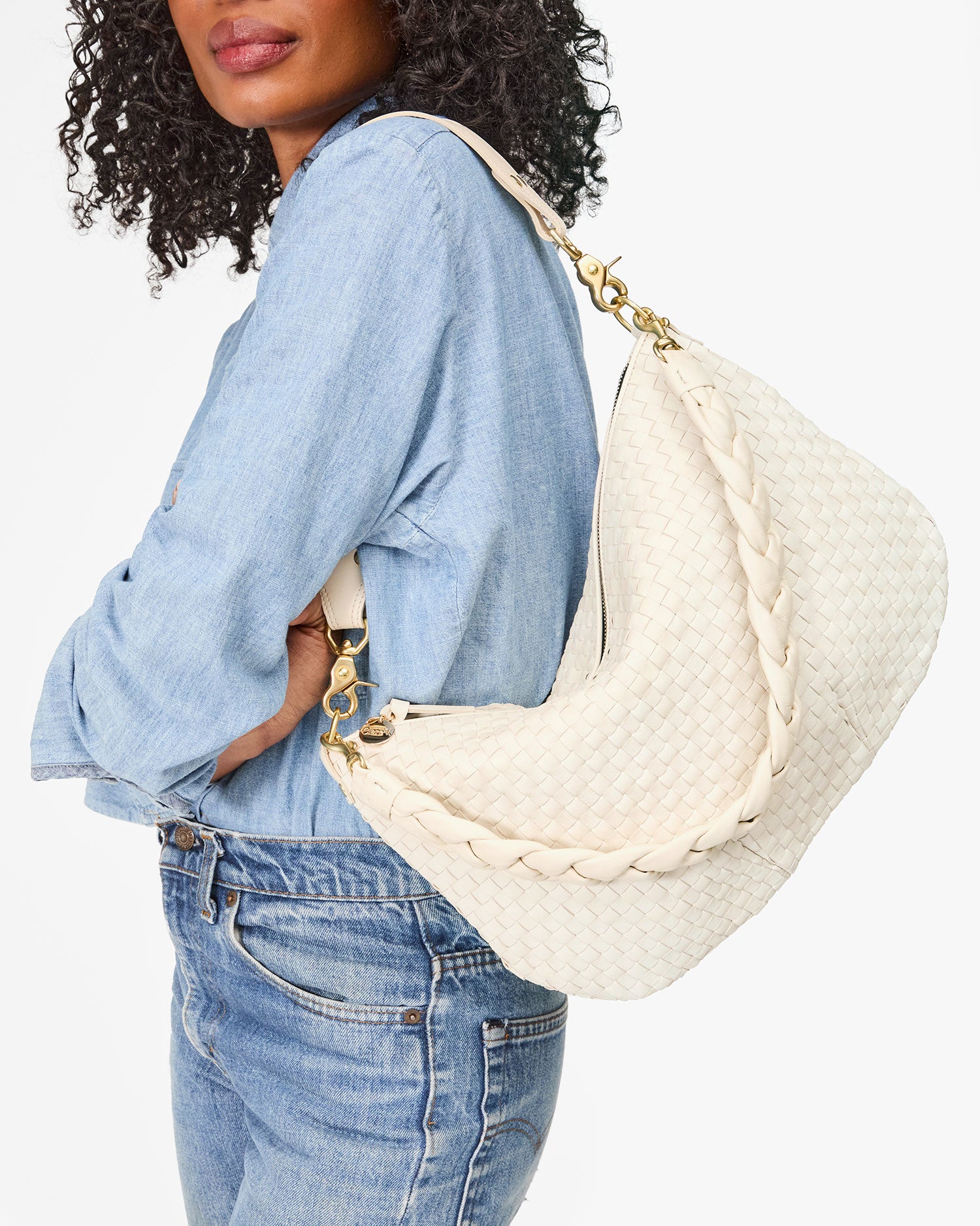 Moyen Messenger with braided shoulder strap