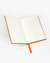 Notebook in Cuoio Veg with Embossed Oui - Interior View