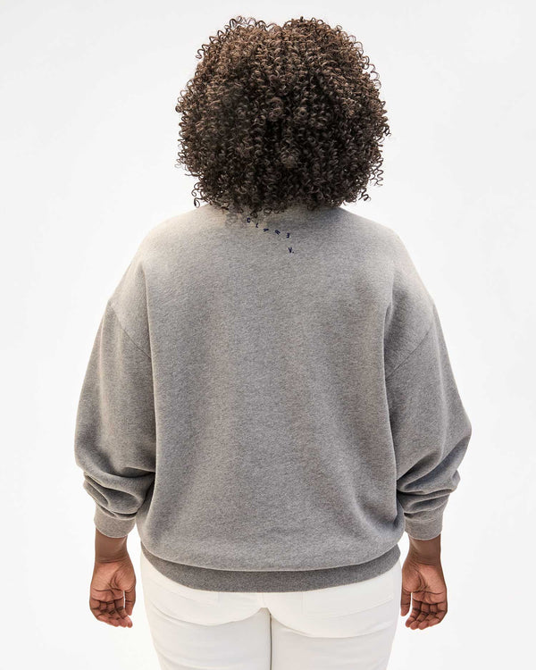 Oversized Sweatshirt back view