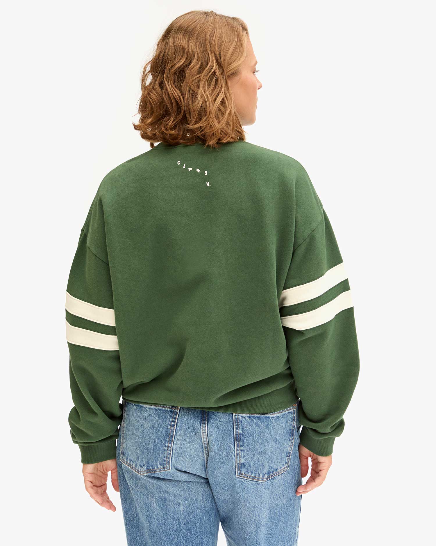 Oversized varsity sweatshirt sale