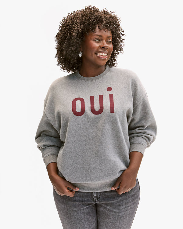 Oui Oversized Sweatshirt on Akesha