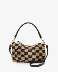 Petit Moyen Checker Raffia