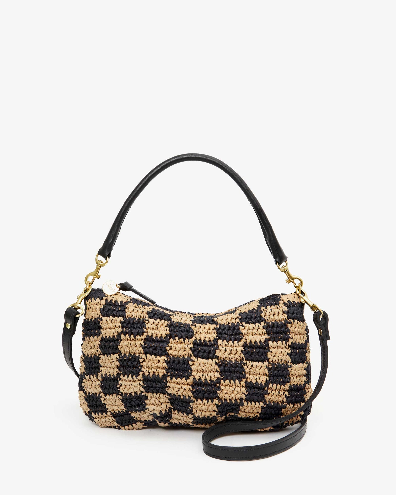 Petit Moyen Checker Raffia