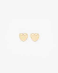 Petit Puff Heart Studs