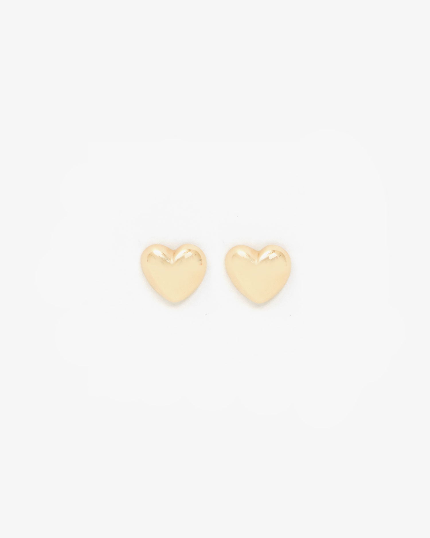 Petit Puff Heart Studs