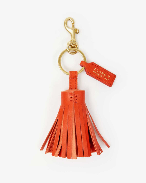 Pom Pom Tassel Keychain back view