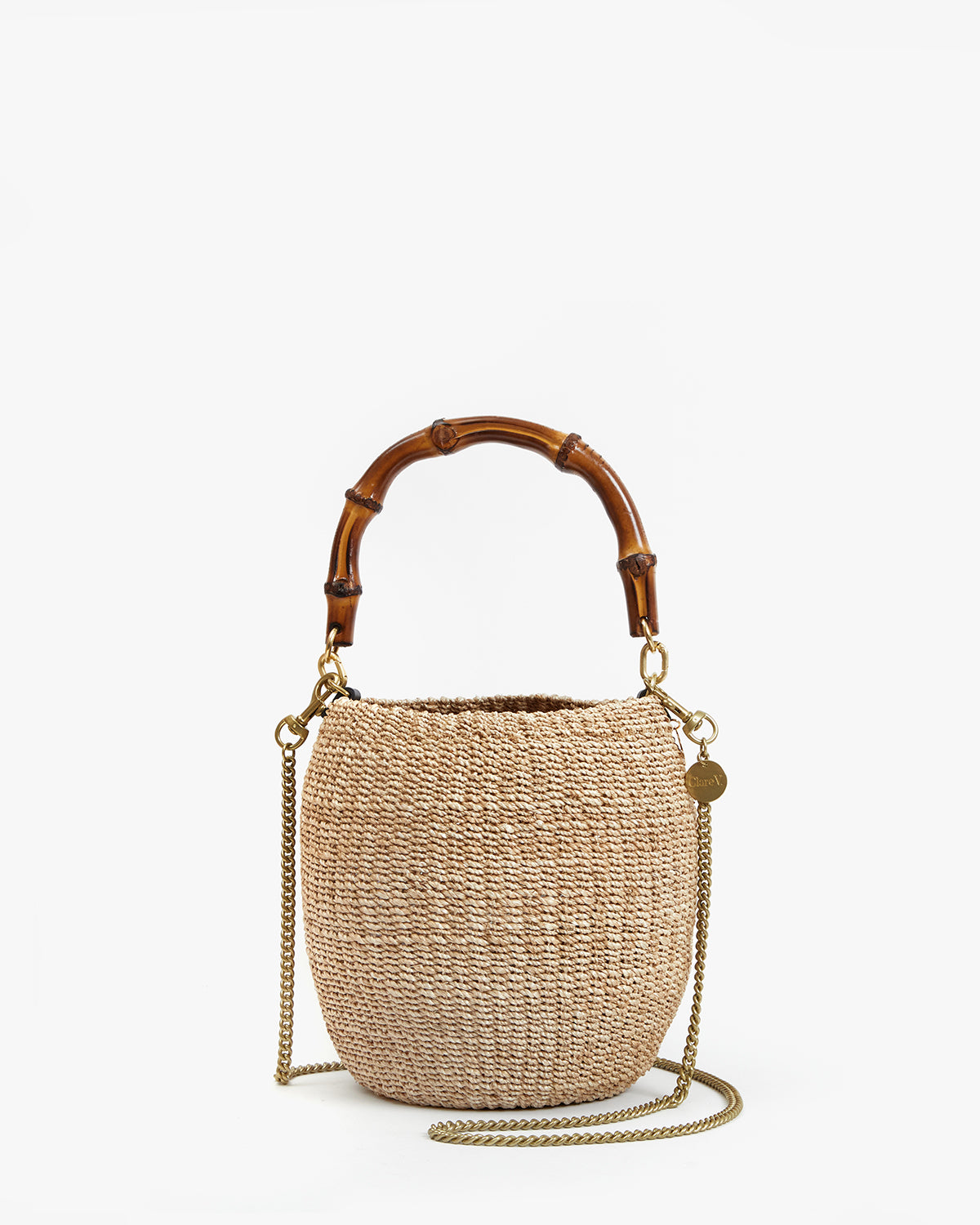 Pot de Miel with Bamboo Handle with the Thin Brass Crossbody Chain