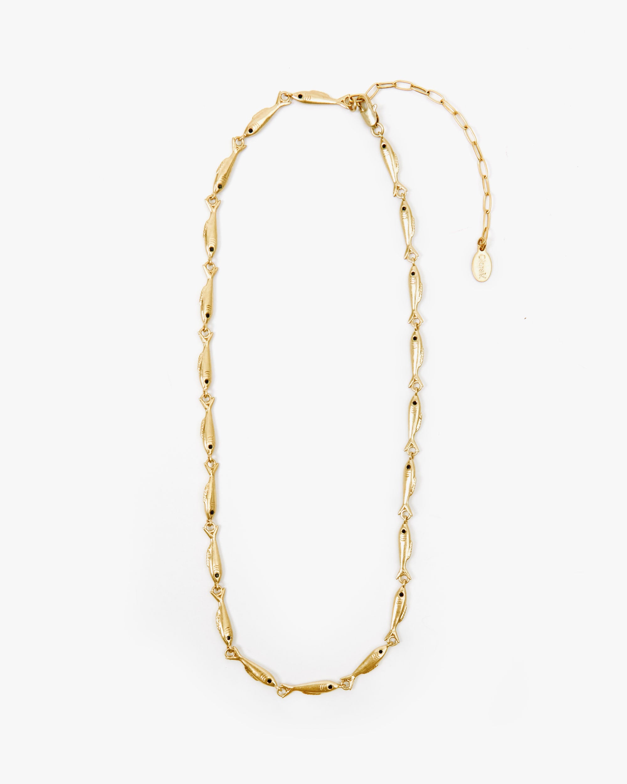 Sardine Chain Necklace 16 JW NC NL 100054 VGOLD front