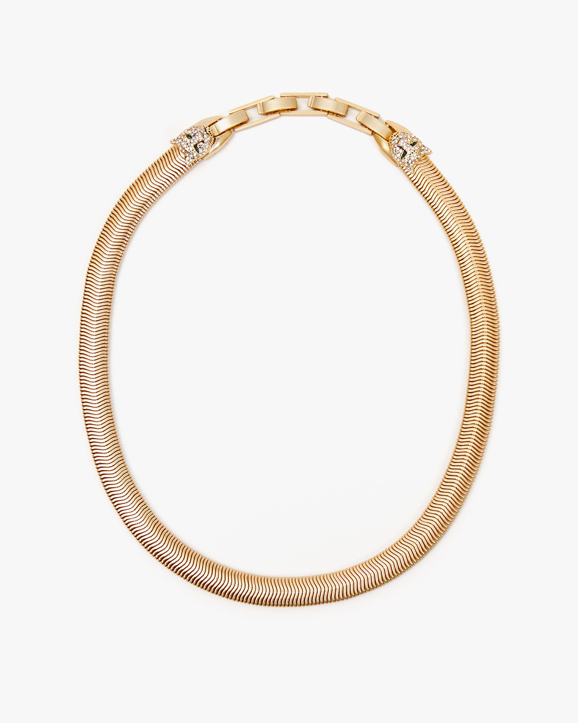 Selling Beautiful Vintage Gold Snake Collar Necklace in Yellow Gold