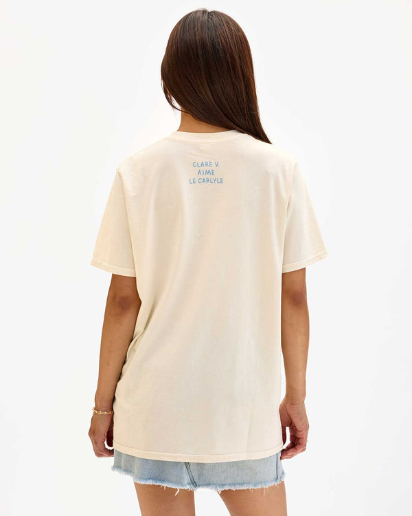 The Carlyle Tee back