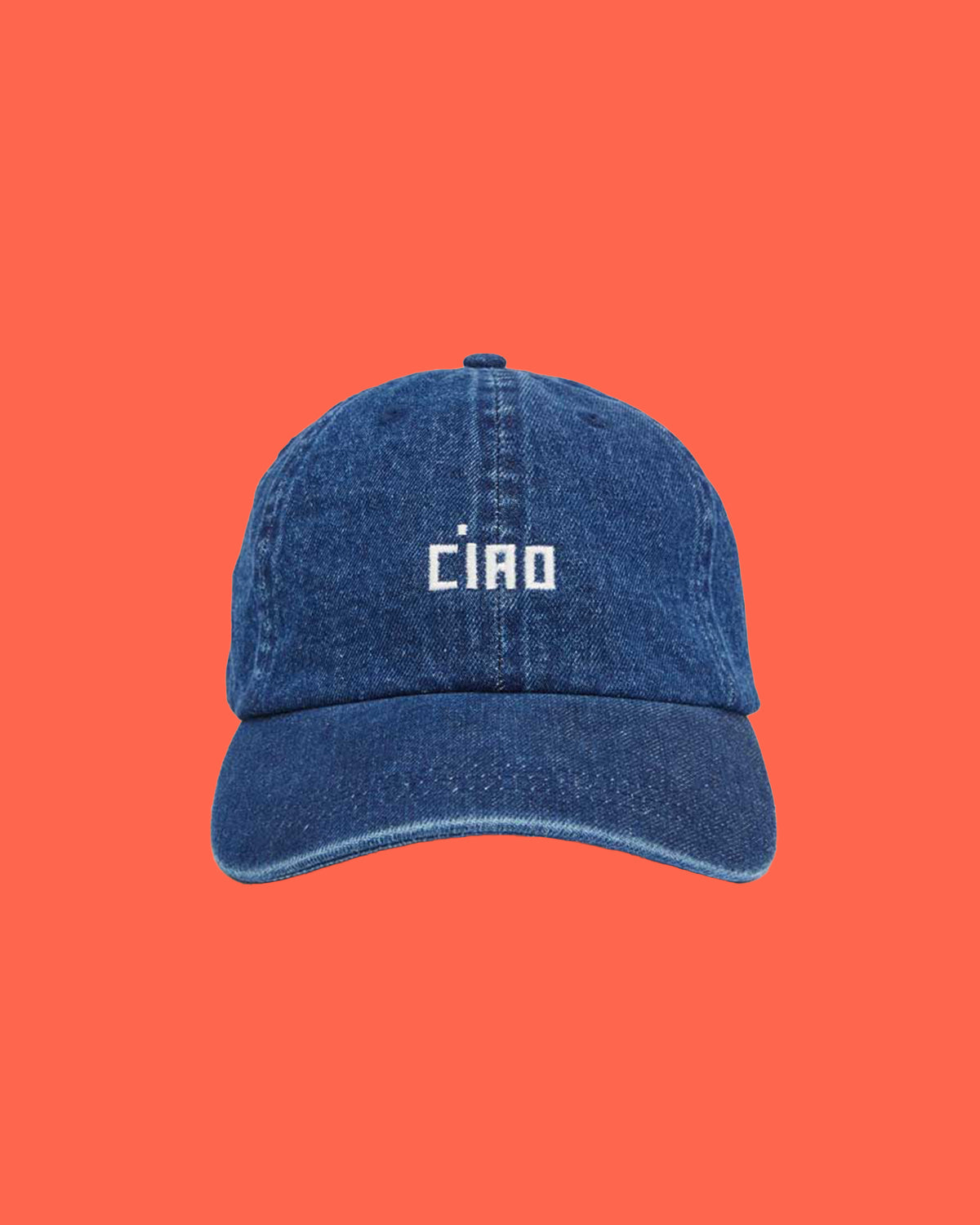 Ciao Denim Baseball Hat.