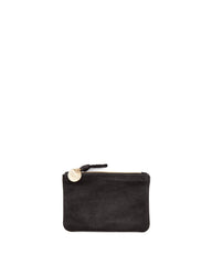 Wallet Clutch Camel Nubuck with Black and White Stripe – Clare V.