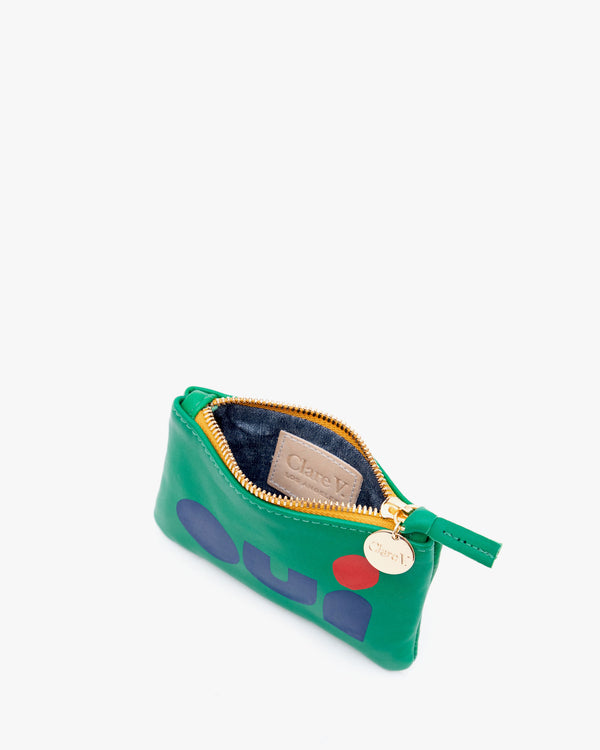 Emerald Oui Coin Clutch - Interior